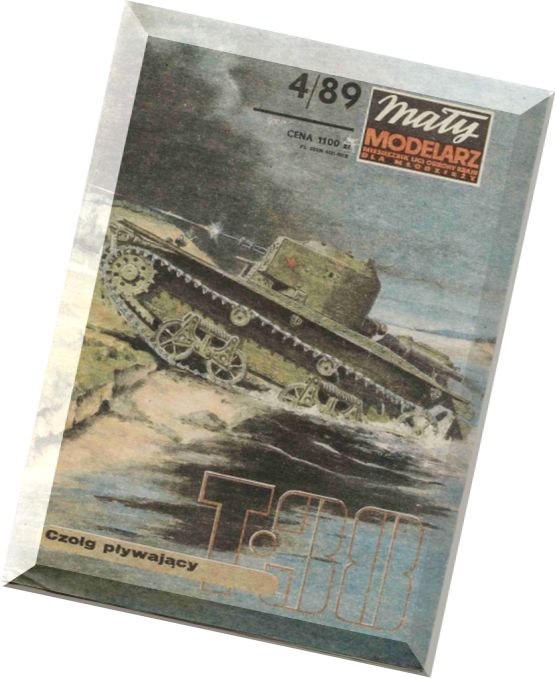 Maly Modelarz (1989-04) – Czolg plywajacy T-38 M2