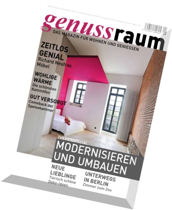 genussraum – Magazin August-September-Oktober 03, 2014