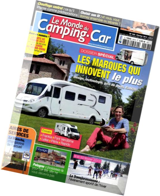 Le Monde du Camping Car N 248 – Fevrier 2013