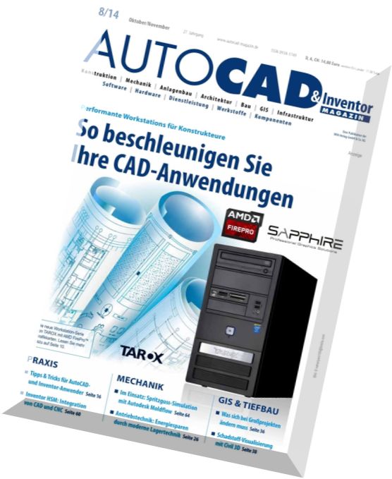 AUTOCAD & Inventor Magazin – Oktober-November 2014