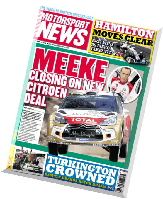 Motorsport News – 15 October 2014