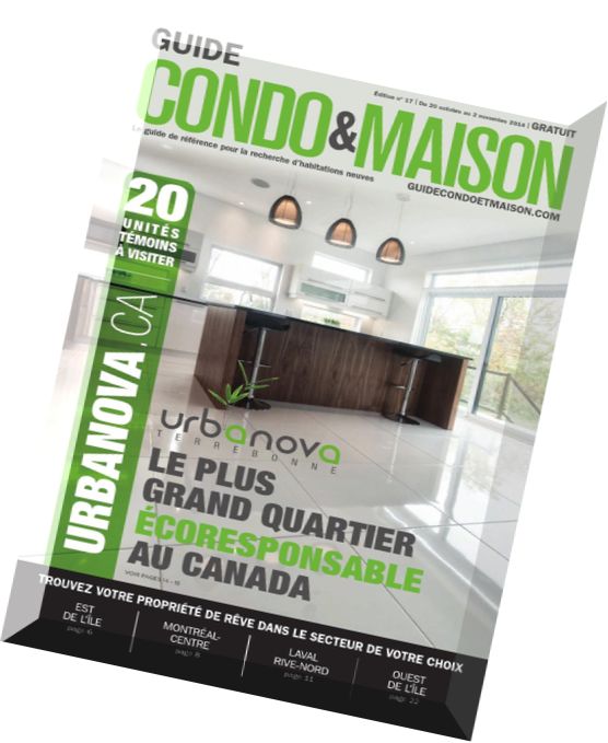 Quebec Guide Condo & Maison – 20 Octobre 2014