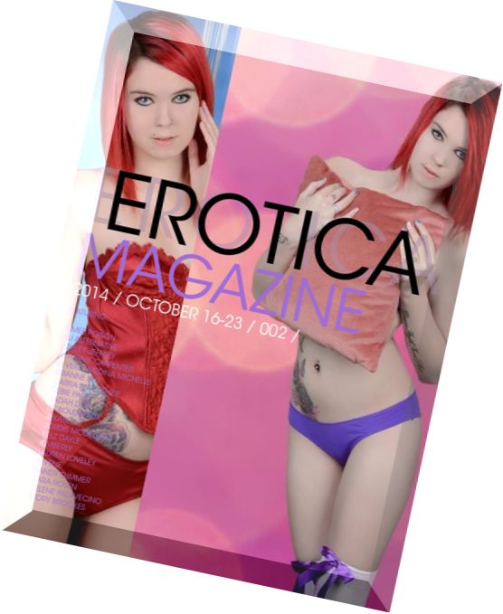 Erotica Magazine N 002 – 16-23 October 2014