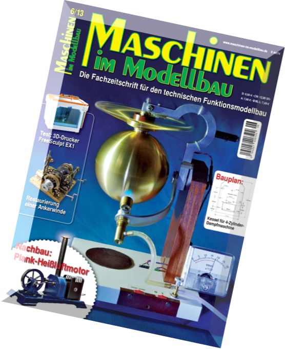 Maschinen im Modellbau Magazin N 06, 2013