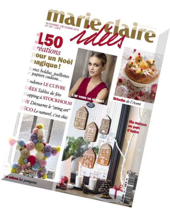 Marie Claire Idees N 105 – Novembre-Decembre 2014