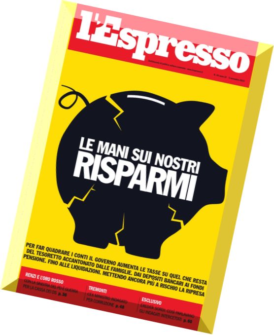 L’Espresso n. 44, 6 novembre 2014
