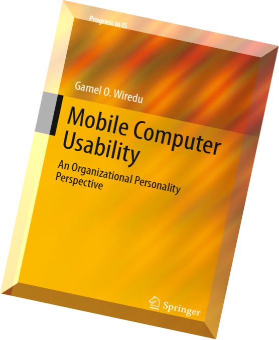 Mobile Computer Usability An Organizational Personality Perspective