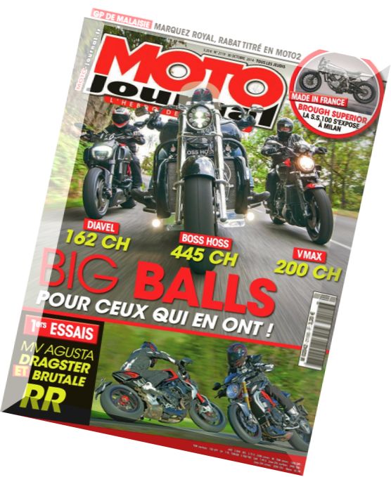 Moto Journal N 2119 – 30 Octobre au 5 Novembre 2014
