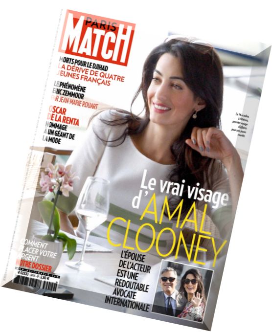 Paris Match – 30 Octobre au 5 Novembre 2014