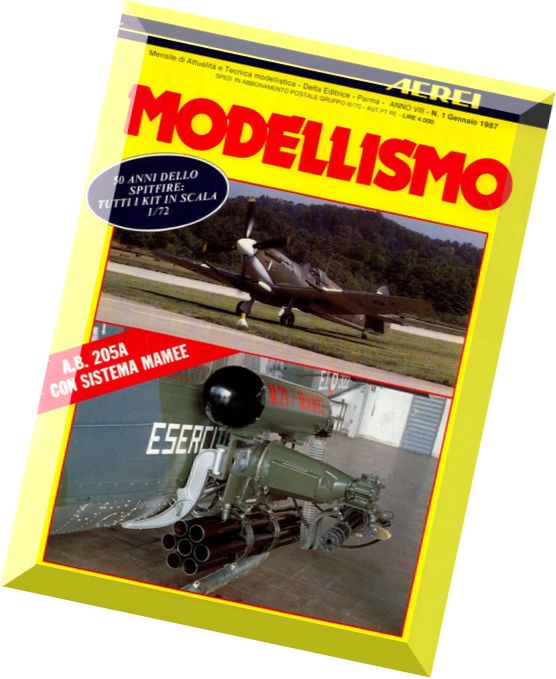 Aerei Modellismo – 1987-01 – Spitfire, AB