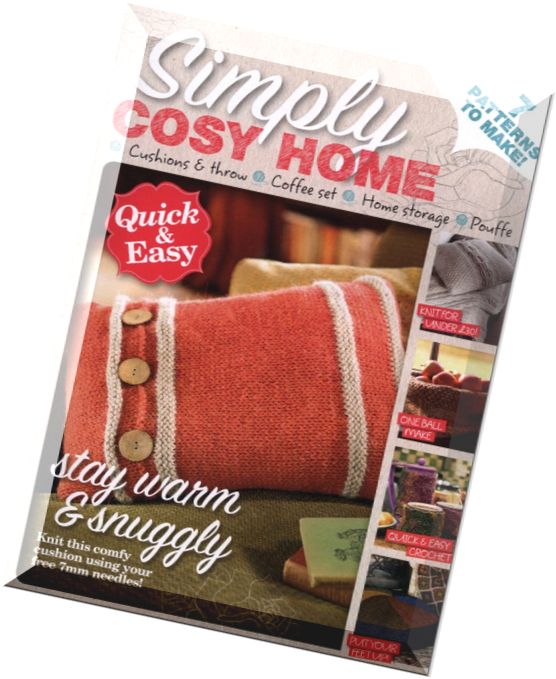 Simply Knitting 2012-01 Cosy Home