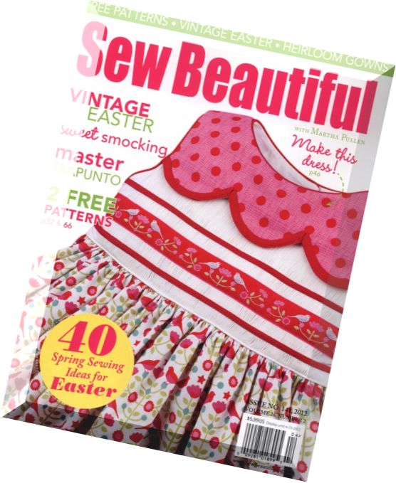 Sew Beautiful Issue 141 – March-April 2012