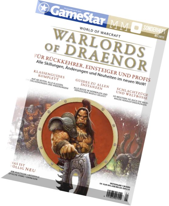 GameStar Magazin MMO Sonderheft World of Warcraft – Warlords of Draenor 01, 2015