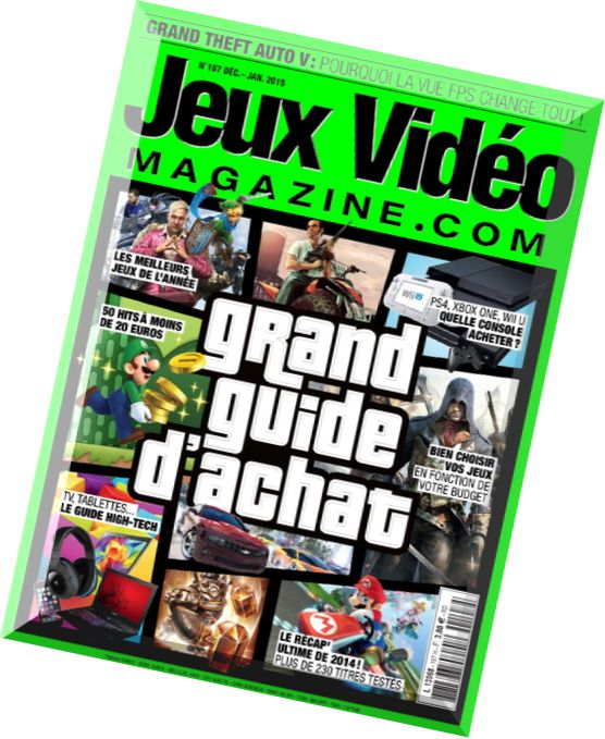 Jeux Video Magazine N 167 – Decembre 2014-Janvier 2015