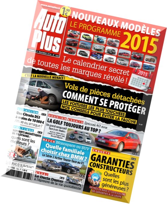 Auto Plus N 1368 – Vendredi 21 Novembre 2014