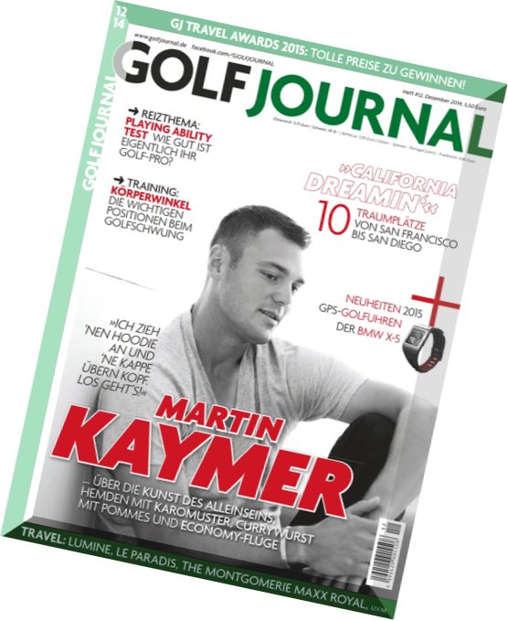 Golf Journal Sportmagazin Dezember N 12, 2014