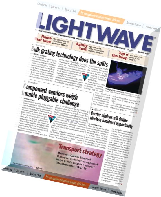 Lightwave – March 2007
