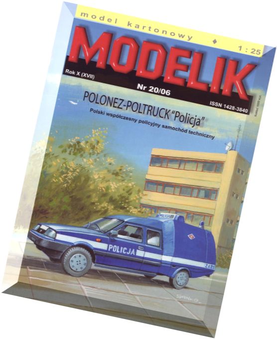 Modelik (2006.20) – Polonez-Poltruck Policja