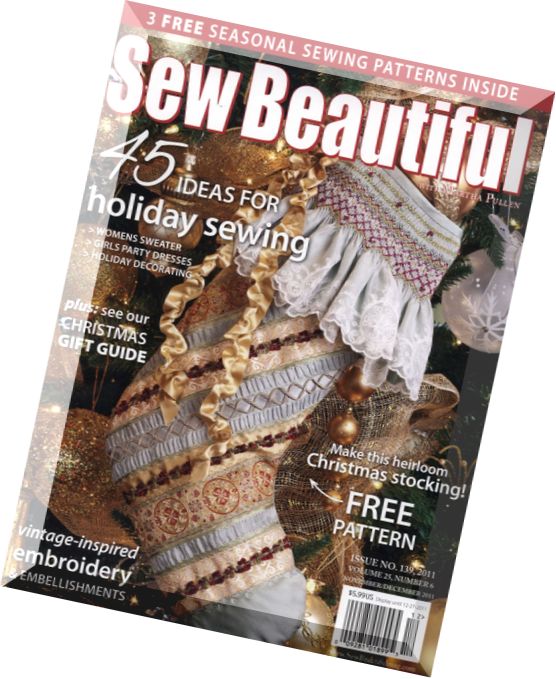 Sew Beautiful Issue 139, November-December 2011