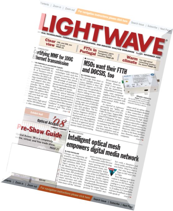 Lightwave – November 2008