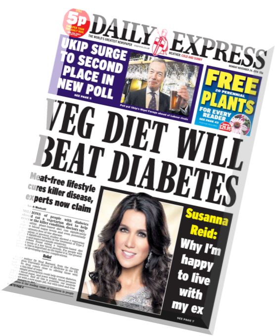 Daily Express – Monday, 24 November 2014