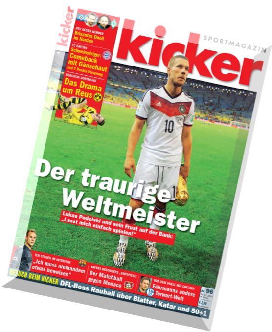 Kicker Sportmagazin 96-2014 (24.11.2014)