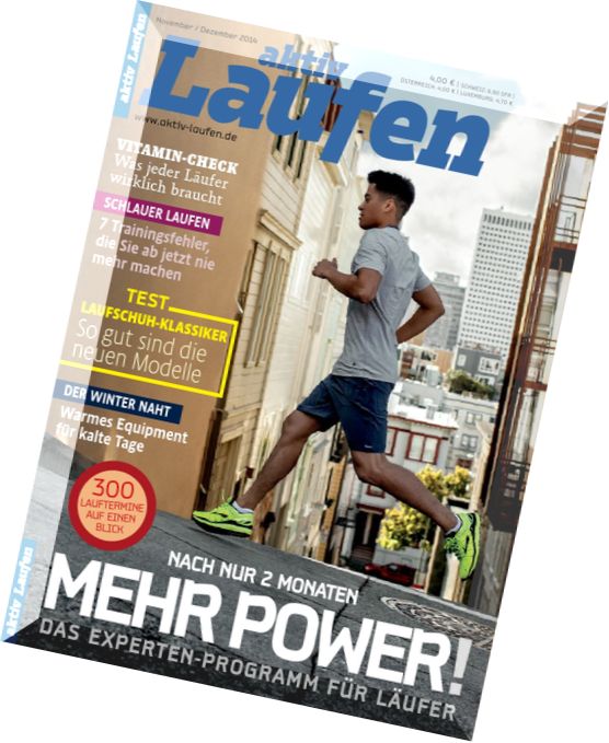 Aktiv Laufen Magazin November-Dezember 2014