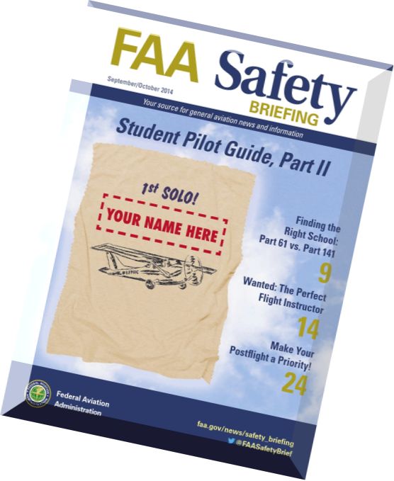 FAA Safety Briefing – September-October 2014