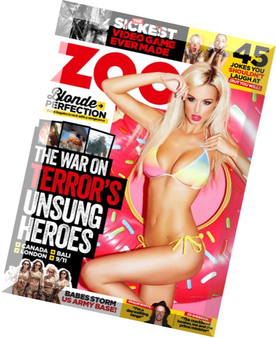 Zoo Weekly Australia Magazine Issue 451, 2014