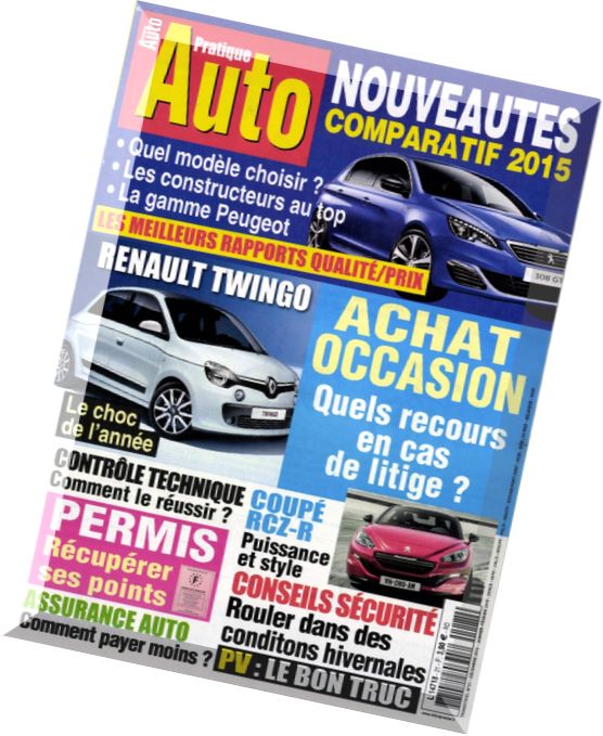 Pratique Auto N 21 – Decembre 2014 – Janvier-Fevrier 2015