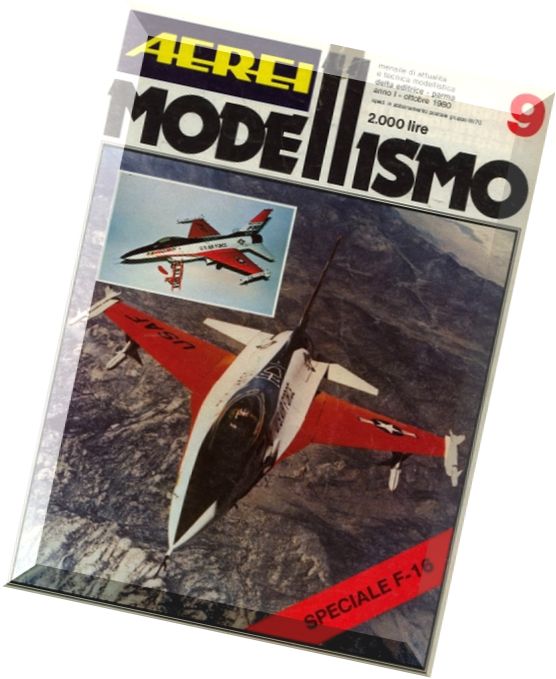 Aerei Modellismo – 1980-09 – F-16, Spitfire, Ca