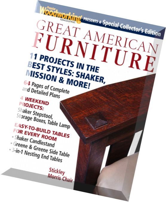 Popular Woodworking Special Collector’s Edition Great American Furniture