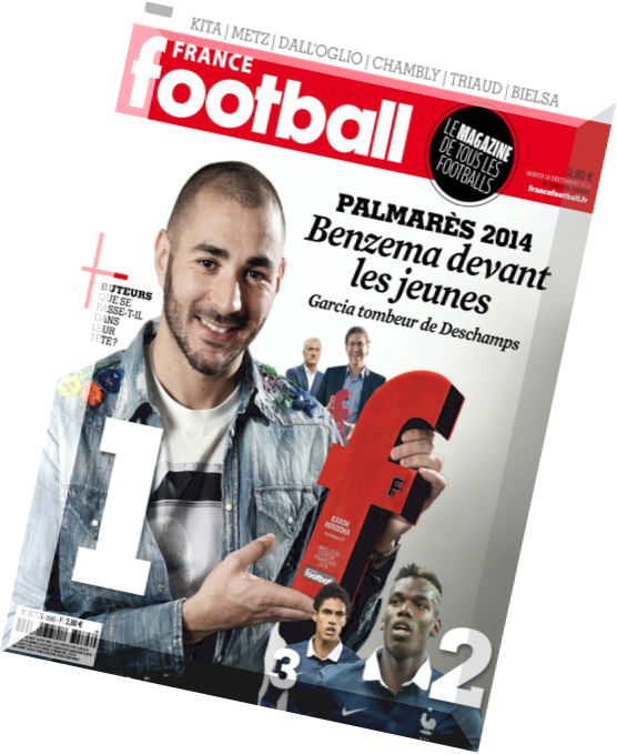 France Football N 3583 – Mardi 16 Decembre 2014