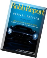 Robb Report USA – January 2015