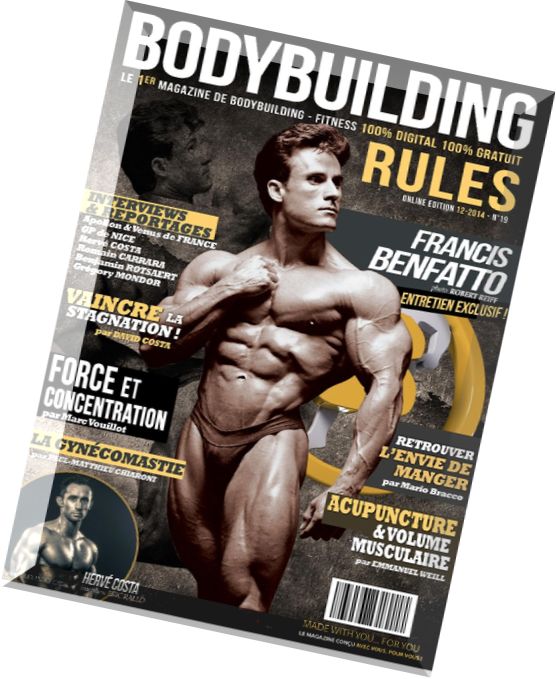 Bodybuilding Rules N 19 – Decembre 2014