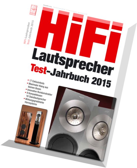 HiFi Lautsprecher Test Jahrbuch 2015