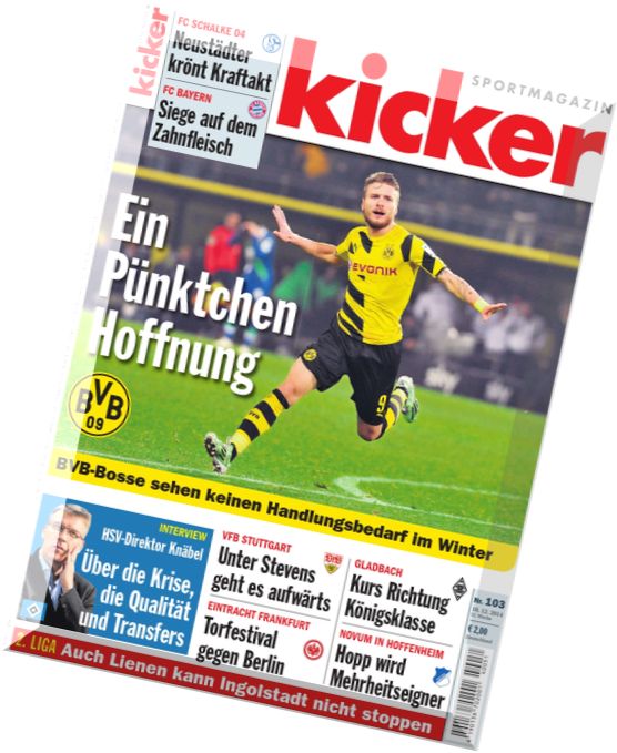 Kicker Magazin N 103, 18 Dezember 2014