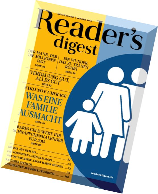 Reader’s Digest Germany Januar 01, 2015