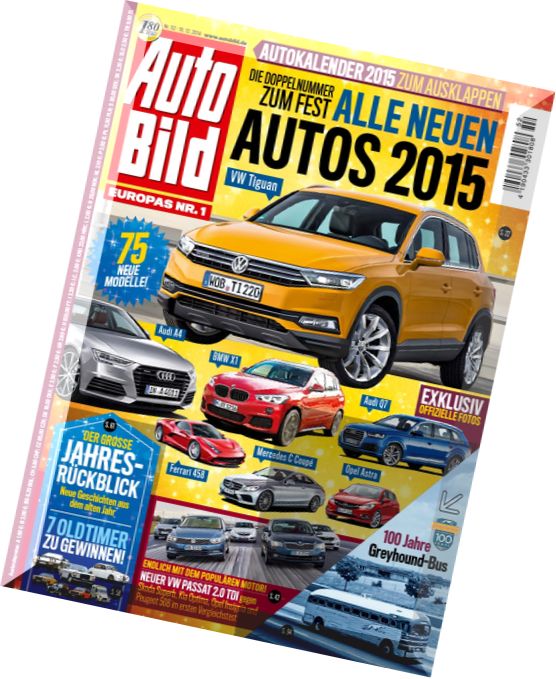 Auto Bild Magazin Germany N 52, 19 Dezember 2014