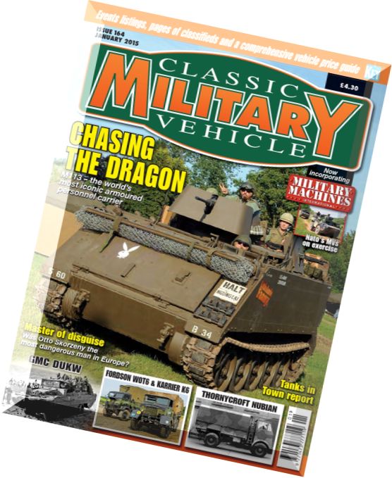 Classic Military Vehicle – Issue 164, January 2015