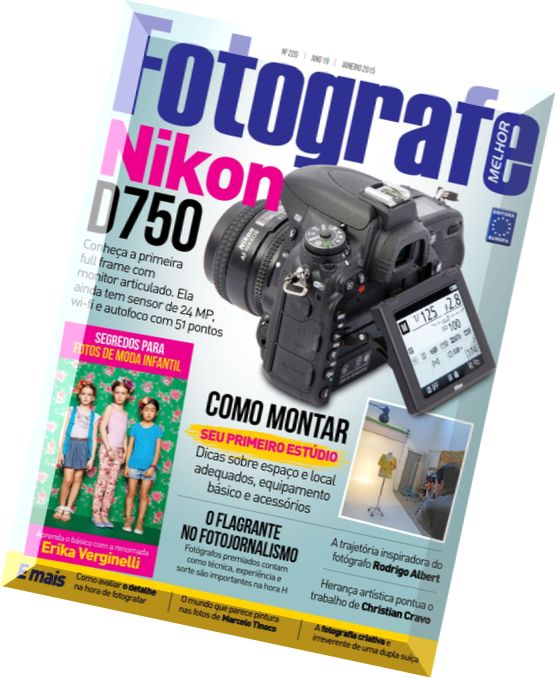 Fotografe Melhor Magazine Ed. 220, Janeiro 2015