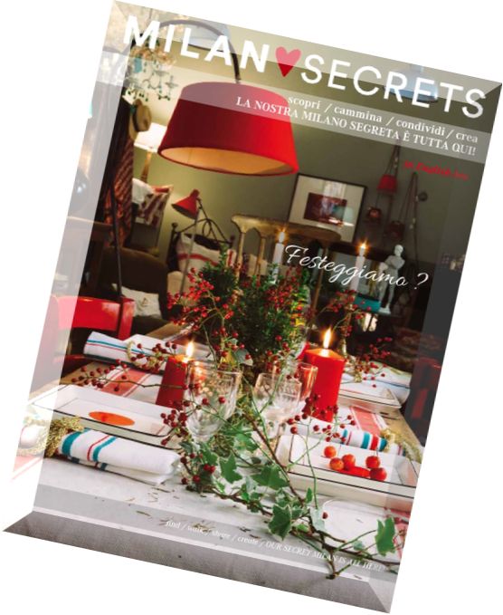 MilanoSecrets Magazine – Issue 2, Dicembre 2014