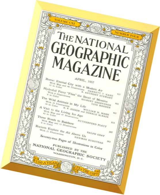 National Geographic Magazine 1957-04, April