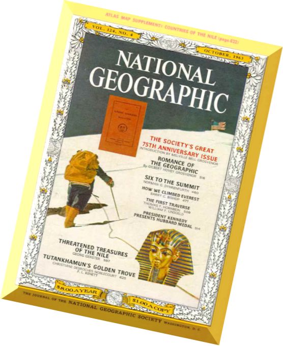 National Geographic Magazine 1963-10, October