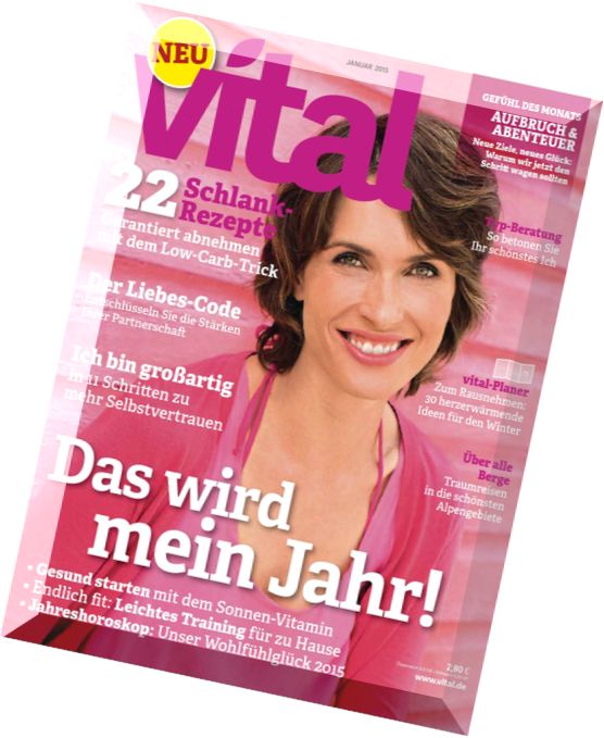 Vital Wellness-Magazin Januar 01, 2015