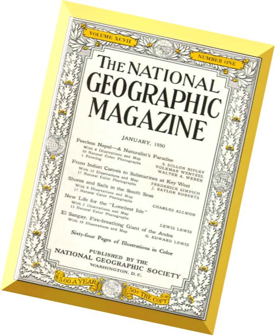 National Geographic Magazine 1950-01, January