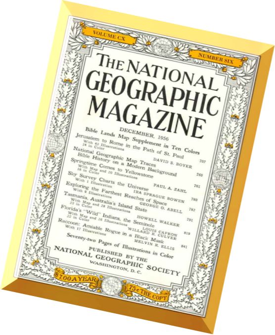 National Geographic Magazine 1956-12, December
