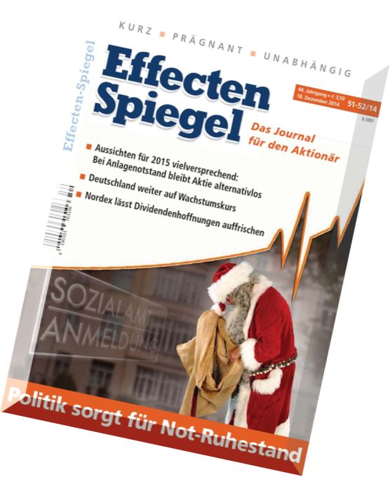 Effecten Spiegel N 51-52, 18 Dezember 2014