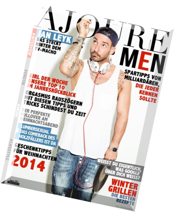 Ajoure Men Magazin – Januar 2015