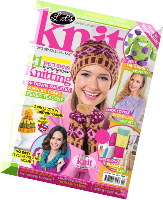 Let’s Knit Issue 88, January 2015